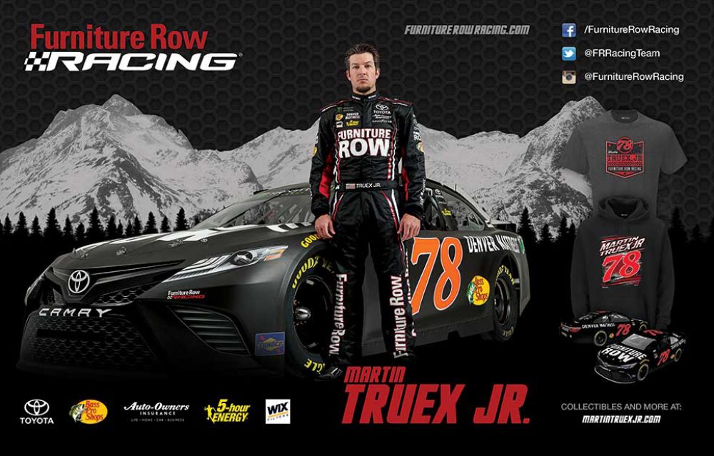 Furniture Row Racing NASCAR hero card Martin Truex Jr